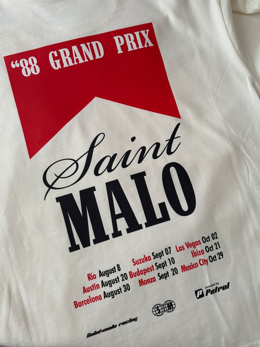 Saint-Malo Racing Red Heavyweight Tee